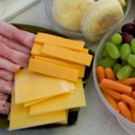Cheese and meat platters