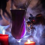 Spooky cocktail